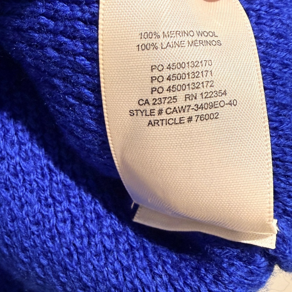 Wilfred Free 2XS Merino Wool Sweater Royal Blue - Picture 5 of 6